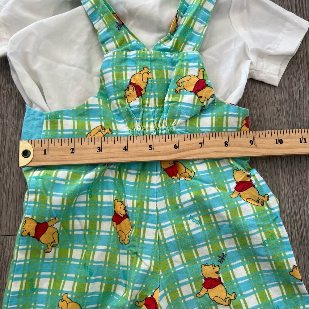 Vintage Disney Daisy Kingdom Winnie The Pooh Baby Boy 3 Pcs Romper Outfit Sz 6M - Picture 9 of 15